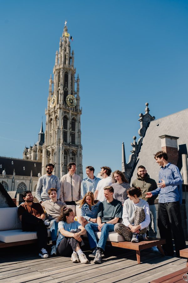 The moonbird team in Antwerp